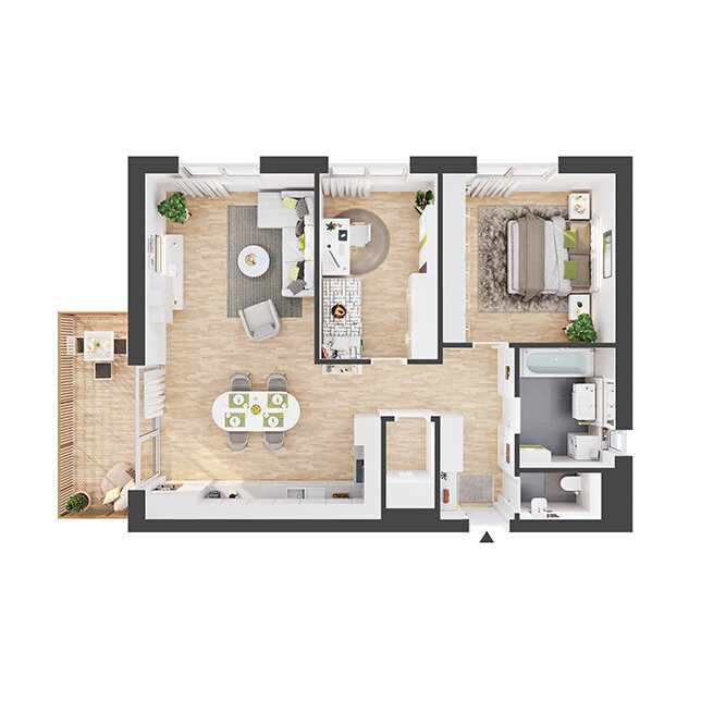 Wohnung zum Kauf provisionsfrei 461.800 € 3 Zimmer 84,6 m²<br/>Wohnfläche EG<br/>Geschoss Oberstrass 225 a-c Obsteig 6416