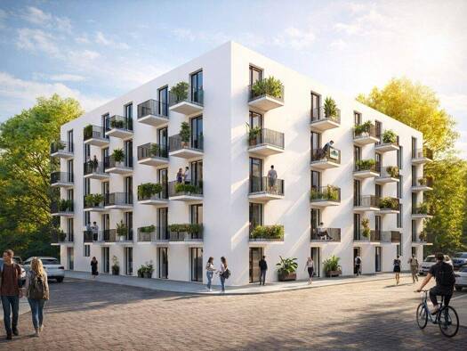 Wohnung zum Kauf - Erstbezug 389.000 € 4 Zimmer 77,6 m² 1. Geschoss Eberswalde 16225