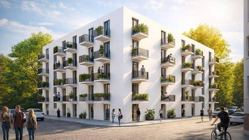 Wohnung zum Kauf - Erstbezug 389.000 € 4 Zimmer 77,6 m² 1. Geschoss Eberswalde 16225