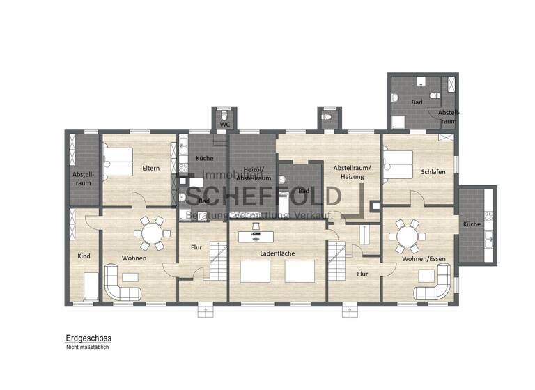 Mehrfamilienhaus zum Kauf 350.000 € 14 Zimmer 271,4 m² 299 m² Grundstück Laupheim 88471