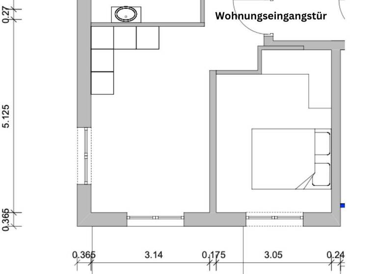Wohnung zur Miete 800 € 2 Zimmer 38 m² frei ab 01.05.2026 Brasselsberg Kassel 34132