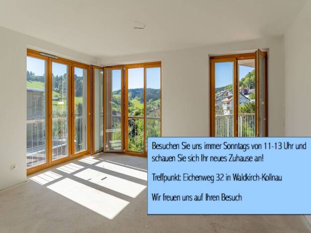Wohnung zum Kauf - Neubau provisionsfrei 575.000 € 3 Zimmer 88,4 m² Eichenweg Kollnau Waldkirch 79183