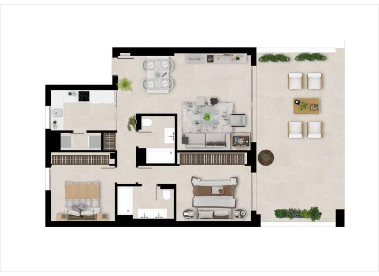 Wohnung zum Kauf - Erstbezug provisionsfrei 830.000 € 4 Zimmer 119,7 m² Marbella 29601