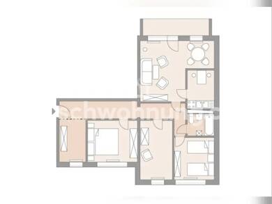 Wohnung zur Miete Tauschwohnung 540 € 5 Zimmer 88 m² Dachgeschoss, 10. Geschoss Alt-Hohenschönhausen Berlin 10319