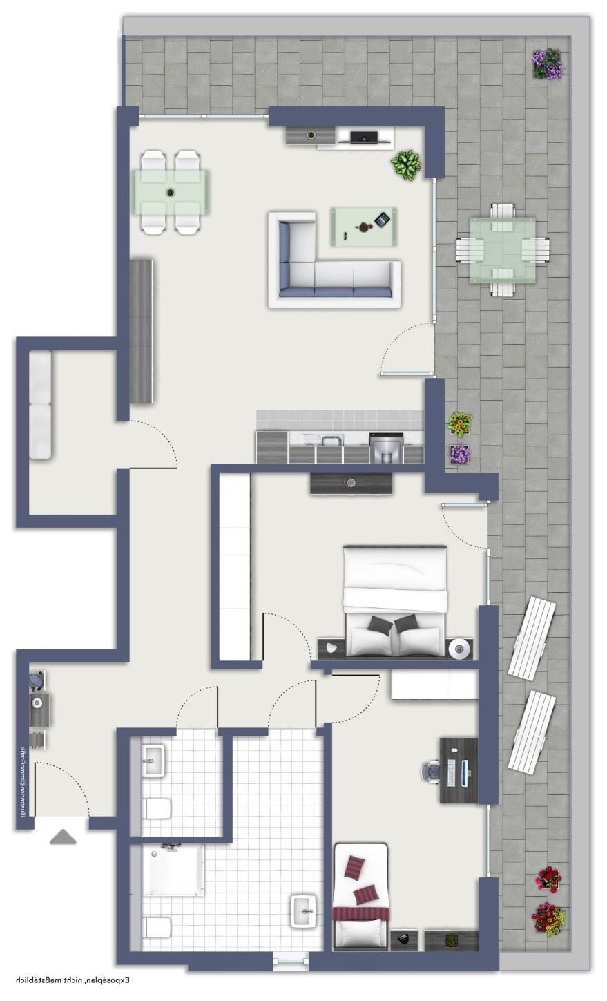 Penthouse zur Miete 1.450 € 3 Zimmer 114,6 m²<br/>Wohnfläche 6.<br/>Geschoss Fuchsstraße 6-8 Haimbach Fulda 36041