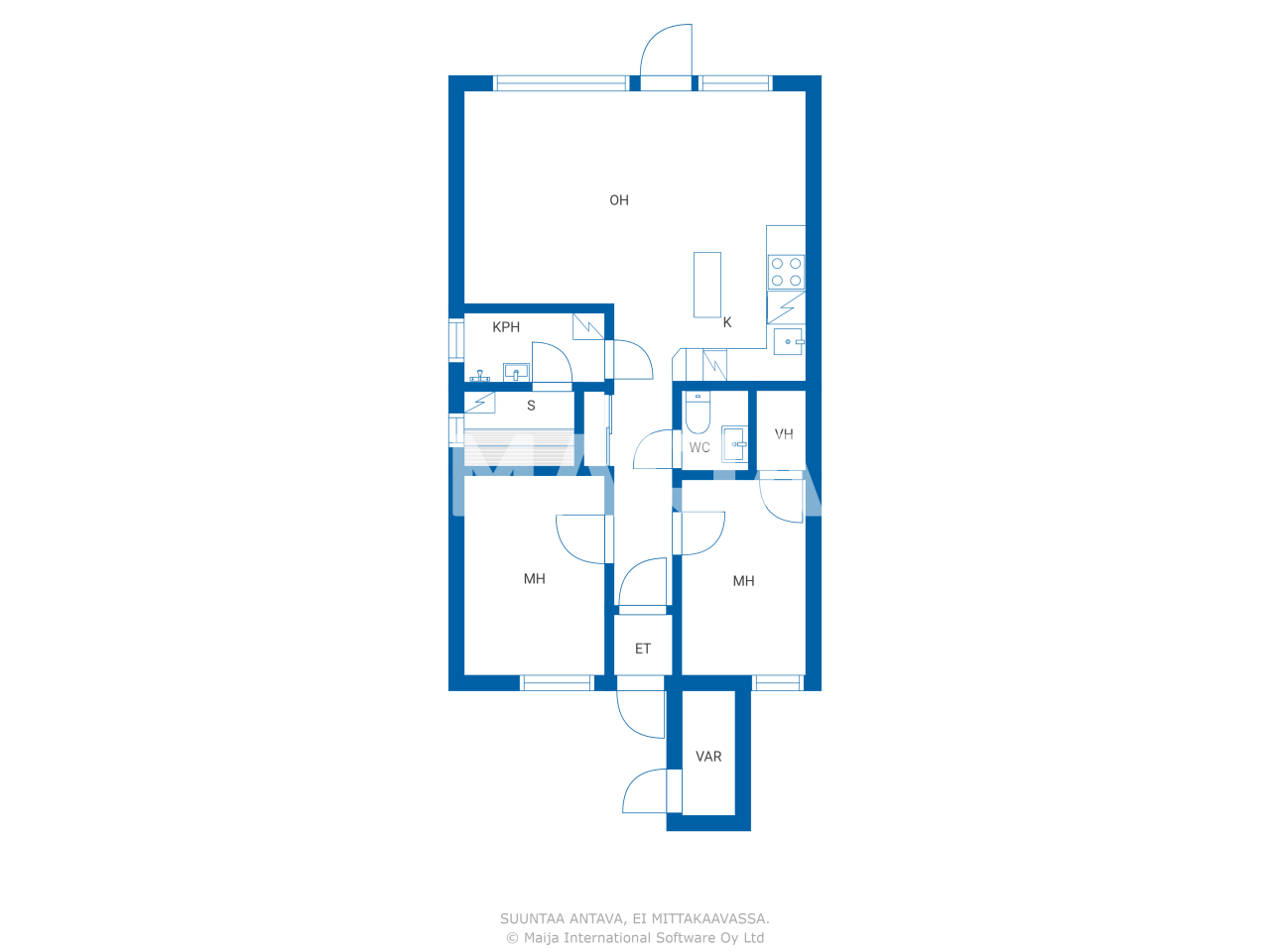 Reihenmittelhaus zum Kauf 164.000 € 3 Zimmer 76 m²<br/>Wohnfläche 2.253 m²<br/>Grundstück Heinäpolku 8 Porvoo 06450