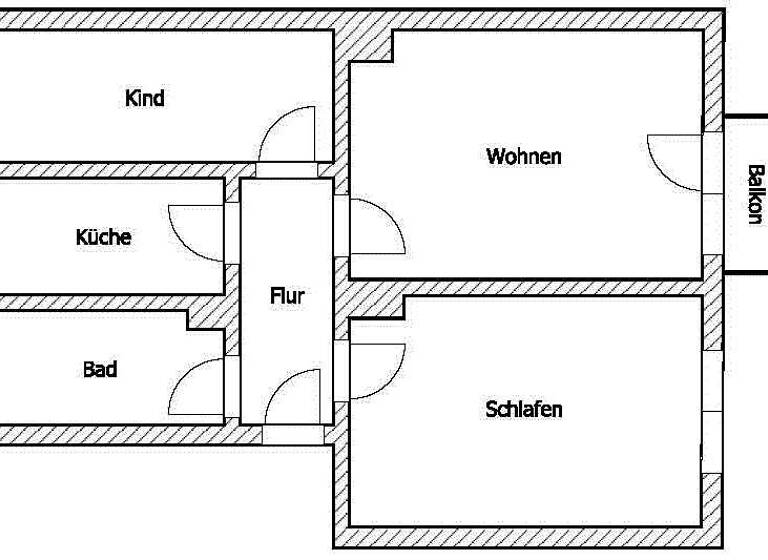 Wohnung zur Miete 358 € 3 Zimmer 60,1 m²<br/>Wohnfläche 1.<br/>Geschoss ab sofort<br/>Verfügbarkeit Humboldtstraße 1 Pausitzer Delle Riesa 01589