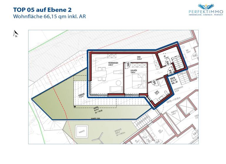 Wohnung zum Kauf 333.400 € 2 Zimmer 66,2 m² 3. Geschoss Strengen 6571