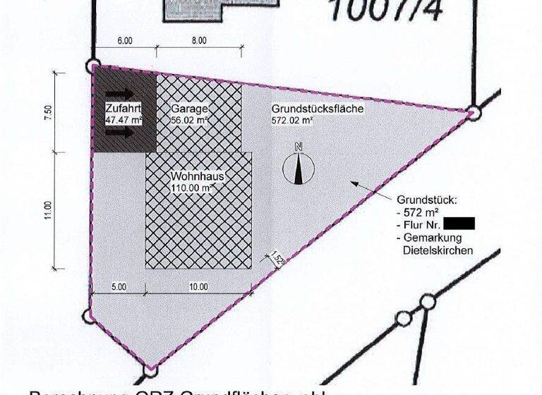 Grundstück zum Kauf 109.000 € 572 m² Grundstück Göttlkofen Adlkofen 84166