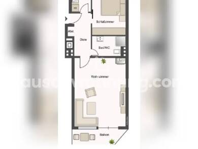 Wohnung zur Miete Tauschwohnung 1.100 € 2 Zimmer 50 m² 3. Geschoss Alsterdorf Hamburg 22085