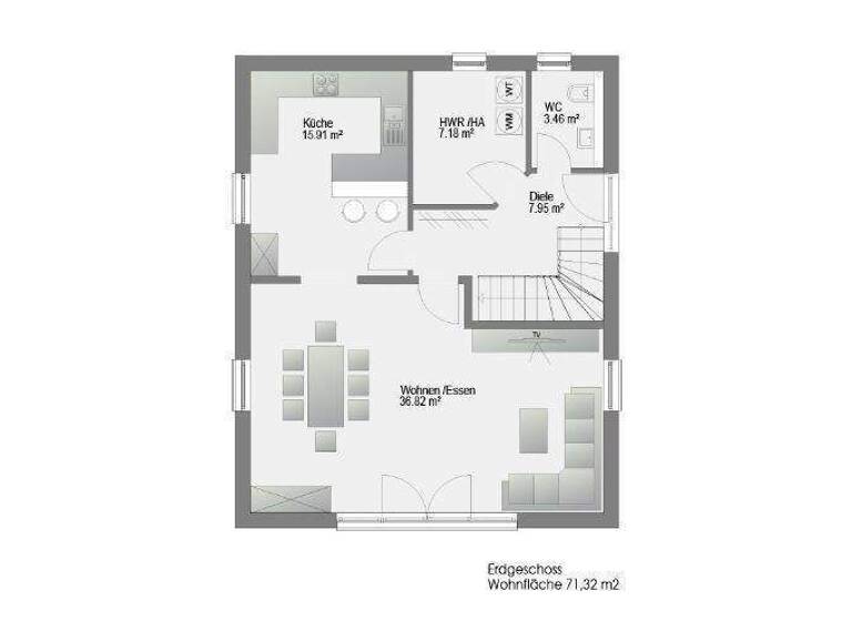 Einfamilienhaus zum Kauf provisionsfrei 318.500 € 133 m² Elverdissen Herford 32052