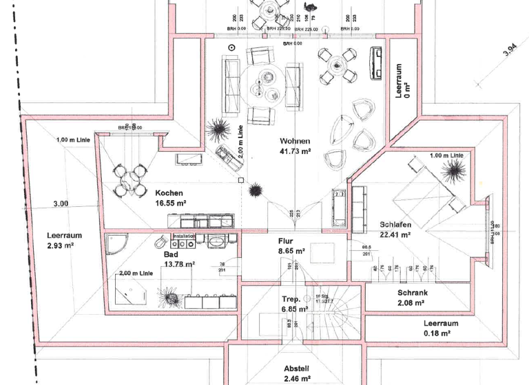 Wohnung zur Miete 1.450 € 2,5 Zimmer 115 m² Geschoss 1/2 frei ab 01.07.2026 Marburg 35037