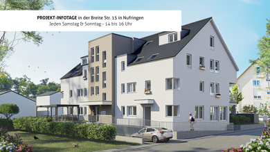 Wohnung zum Kauf - Neubau provisionsfrei als Kapitalanlage geeignet 519.000 € 3 Zimmer 70,7 m² teilbar ab 70,7 m² Breite Straße 15 Nufringen 71154