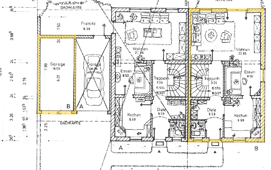 Doppelhaushälfte zum Kauf als Kapitalanlage geeignet 549.000 € 5 Zimmer 105 m²<br/>Wohnfläche 290 m²<br/>Grundstück Trostberg Trostberg 83308