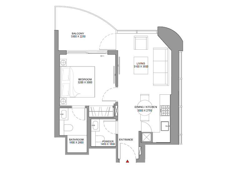 Wohnung zum Kauf provisionsfrei 278.500 € 2 Zimmer 53,9 m² Umm Al Quwain
