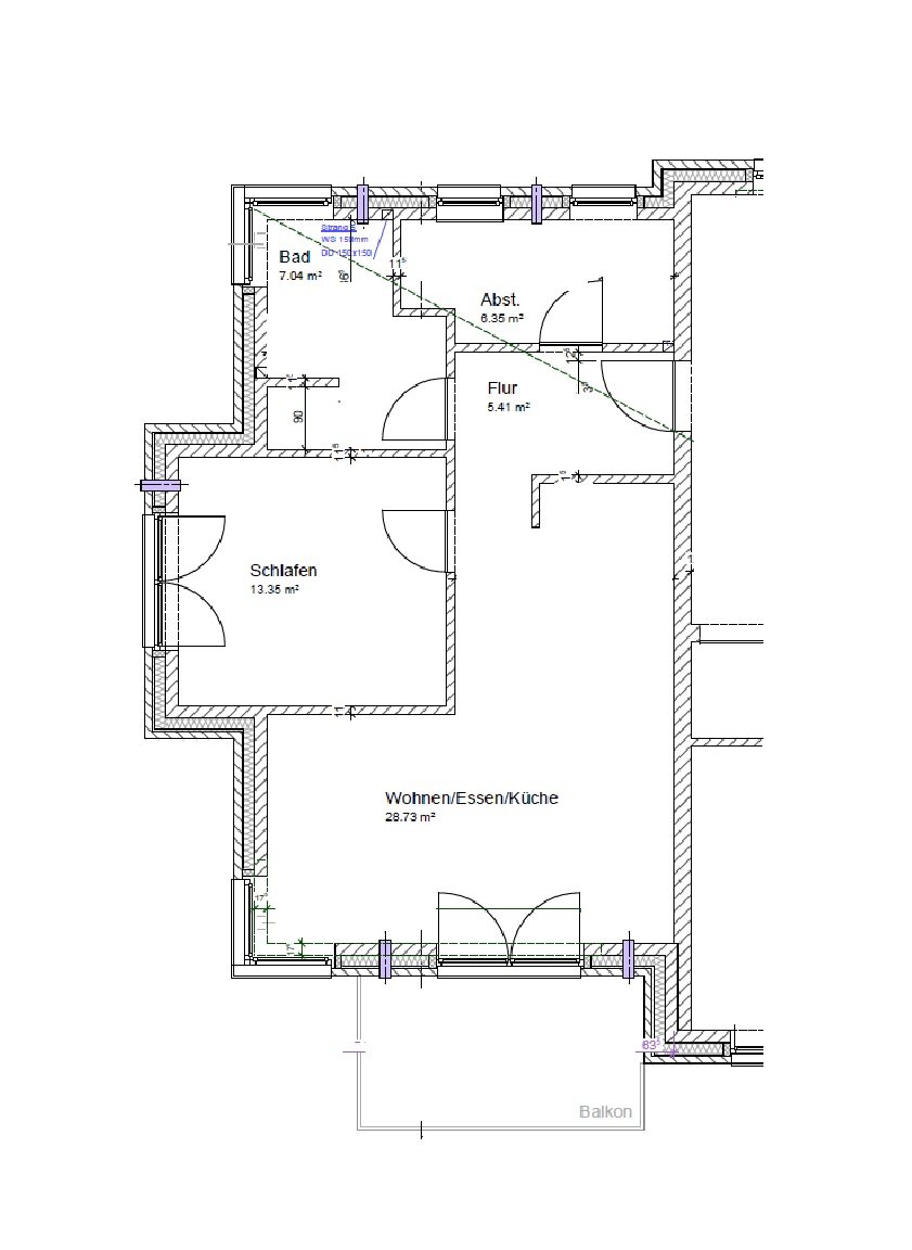 Wohnung zur Miete 708 € 2 Zimmer 65,3 m²<br/>Wohnfläche ab sofort<br/>Verfügbarkeit Haselünne Haselünne 49740