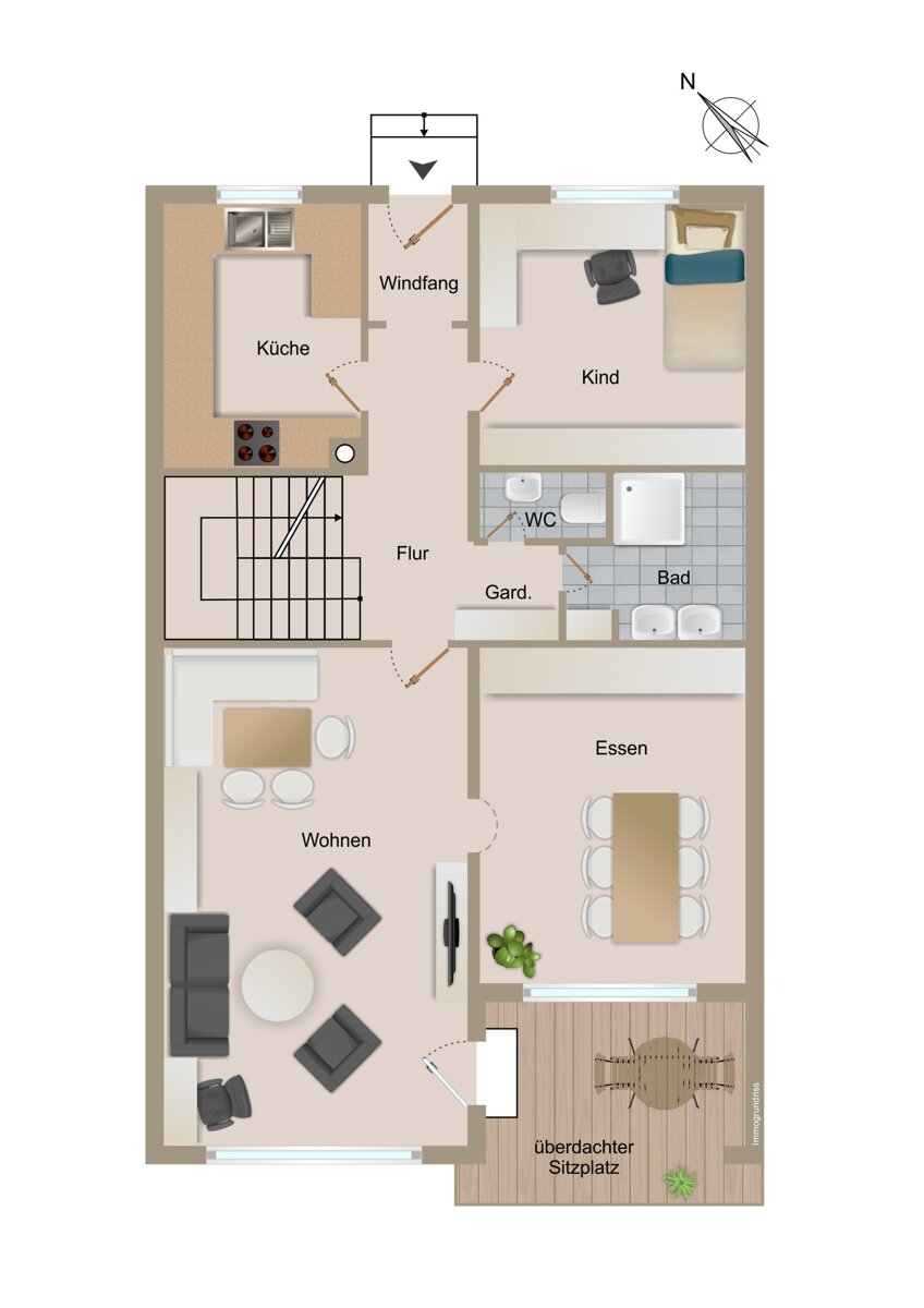 Reihenmittelhaus zur Miete 2.000 € 6 Zimmer 152 m²<br/>Wohnfläche 300 m²<br/>Grundstück Sonnenhübel - Burach Ravensburg 88212