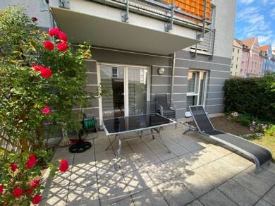 Terrassenwohnung zur Miete 950 € 2 Zimmer 56 m² Geschoss EG/6 frei ab 01.10.2025 Fichtestraße 11 Veilhof Nürnberg 90489