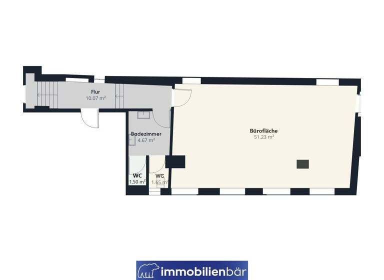 Büro zur Miete 390 € 1 Zimmer Rohrbach-Berg 4150