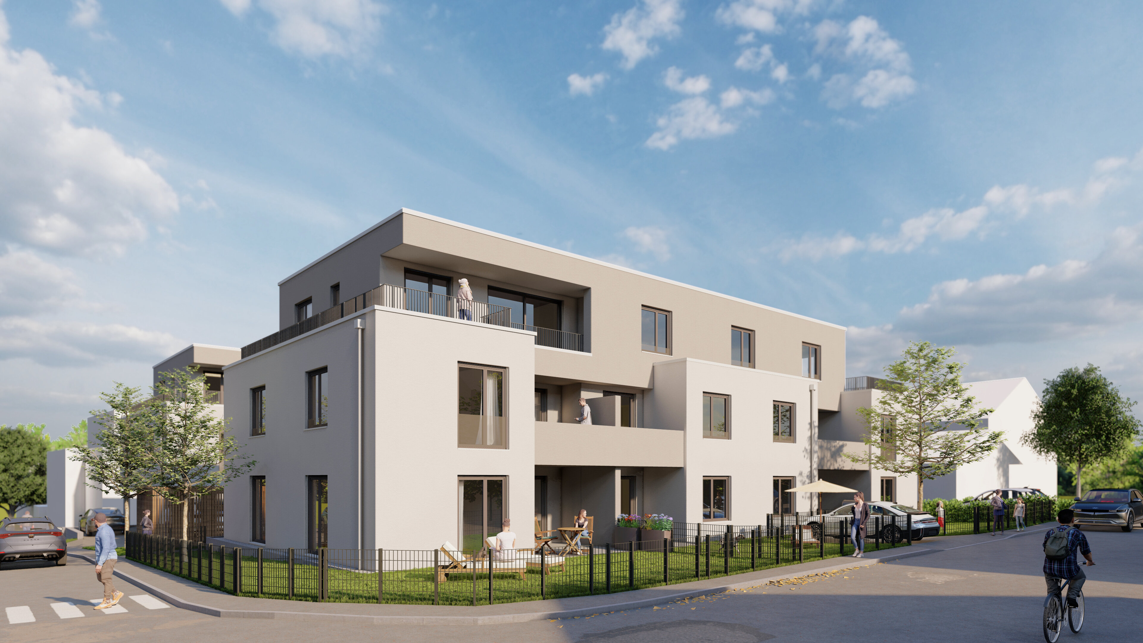 Wohnung zum Kauf provisionsfrei 631.000 € 3 Zimmer 95,8 m²<br/>Wohnfläche 1.<br/>Geschoss ab sofort<br/>Verfügbarkeit Hermann-Löns-Str. 11 Mering Mering 86415