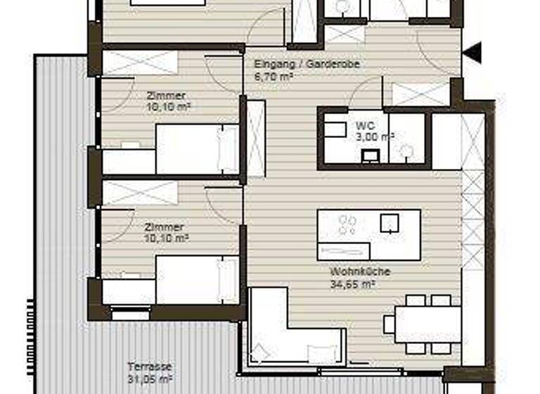 Wohnung zum Kauf - Erstbezug 478.000 € 4 Zimmer 86,5 m² 1. Geschoss Schanzenstr. 1 Latsch 39021