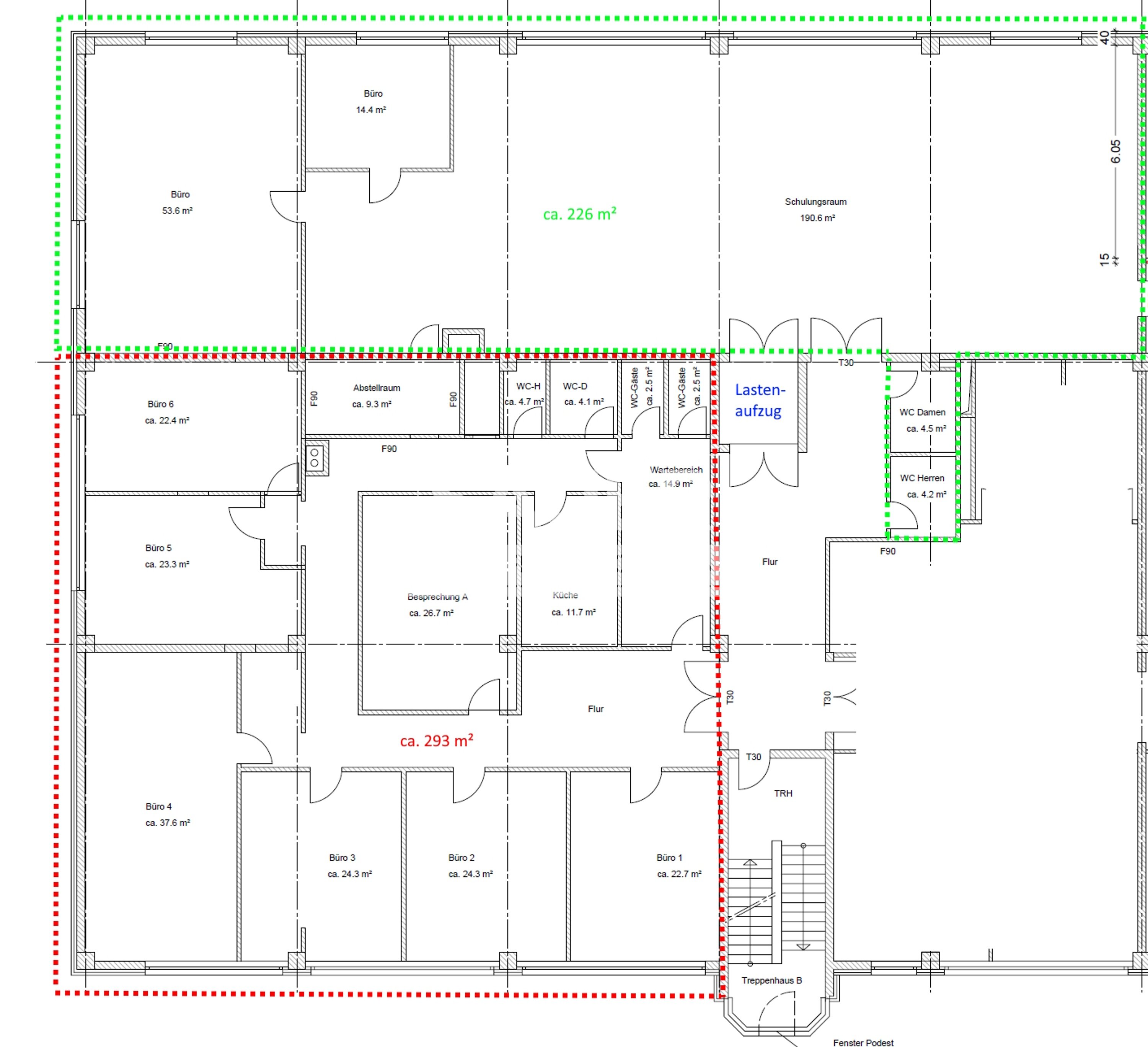 Bürofläche zur Miete provisionsfrei 11,90 € 293 m²<br/>Bürofläche ab 226 m²<br/>Teilbarkeit Britz Berlin 12349