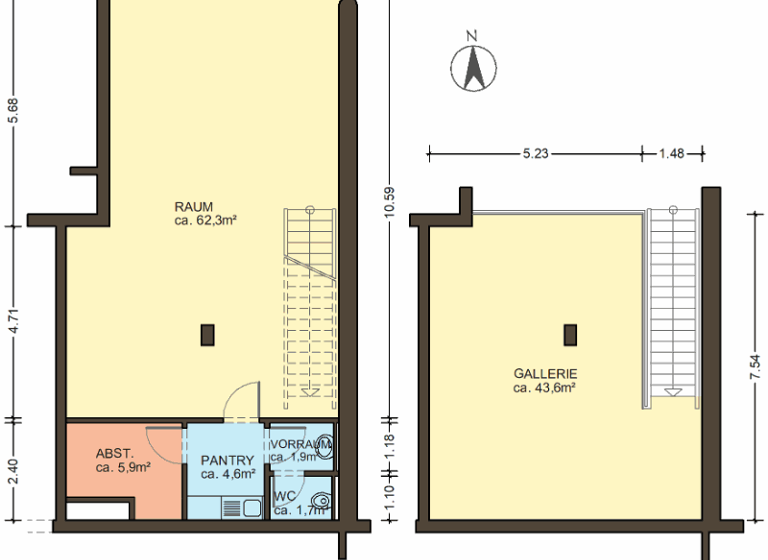 Laden zur Miete - Erstbezug provisionsfrei 3.394 € Am Strandkai 9 HafenCity Hamburg 20457