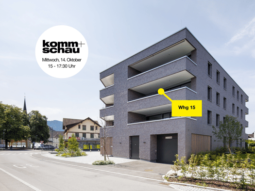 Terrassenwohnung zum Kauf - Erstbezug 537.000 € 3 Zimmer 73,2 m² 2. Geschoss Sebastianstraße 1 Feldkirch 6800