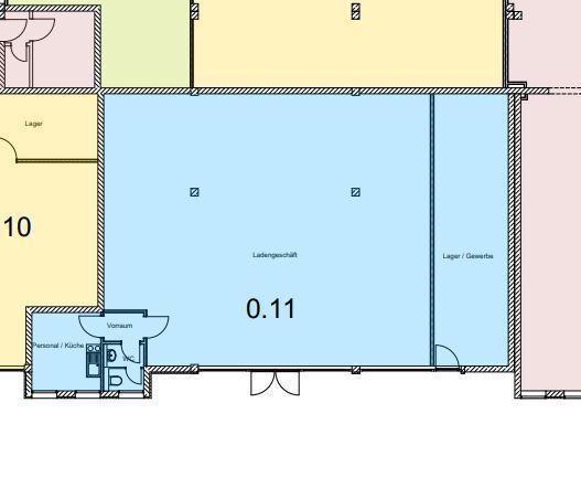 Bürofläche zur Miete 766 € 153,7 m²<br/>Bürofläche Magdeburger Straße 1a Gommern Gommern 39245