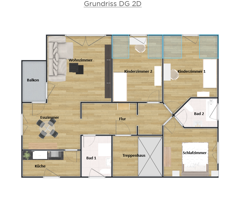 Wohnung zum Kauf 220.000 € 4,5 Zimmer 96 m²<br/>Wohnfläche 3.<br/>Geschoss Aichhalden Aichhalden 78733