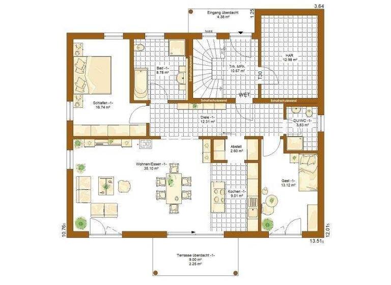 Mehrfamilienhaus zum Kauf provisionsfrei 828.000 € 7 Zimmer 234 m² 619 m² Grundstück Apfelbach Bad Mergentheim 97980