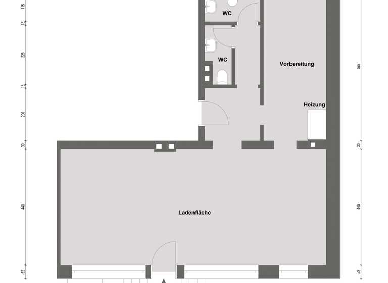 Laden zur Miete 1.200 € 80 m² Verkaufsfläche Leipziger Platz 2 Krämpfervorstadt Erfurt 99085