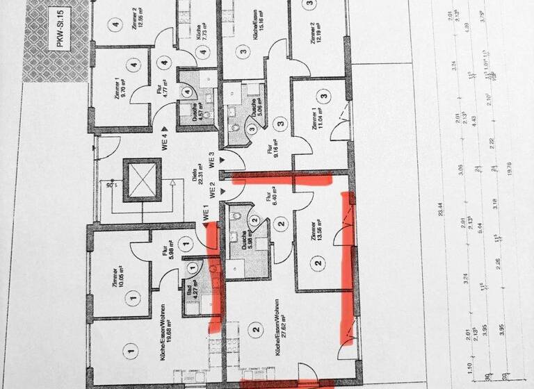 Wohnung zum Kauf - Erstbezug 238.000 € 2 Zimmer 53,6 m² EG frei ab sofort Gießen 35398