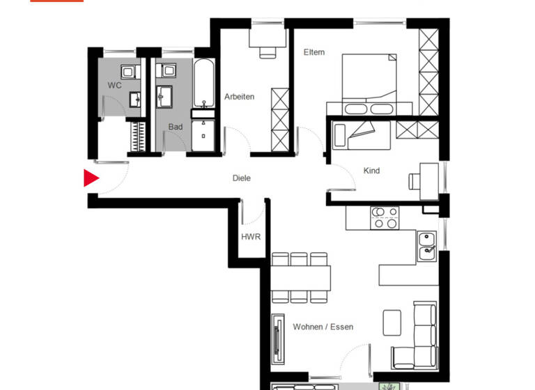 Wohnung zum Kauf 519.000 € 4 Zimmer 104 m² 1. Geschoss Nieder-Olm 55268