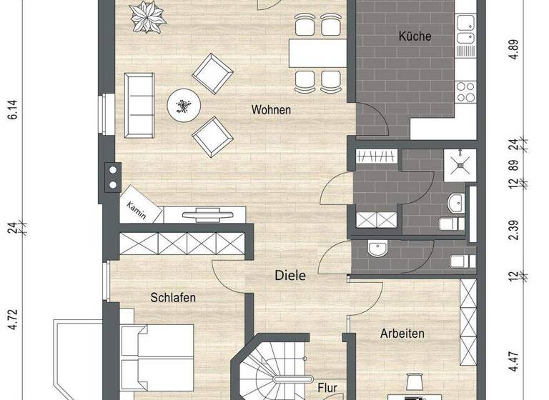 Mehrfamilienhaus zum Kauf 1.750.000 € 8 Zimmer 198 m² 334 m² Grundstück Kaiserswerth Düsseldorf / Kaiserswerth 40489