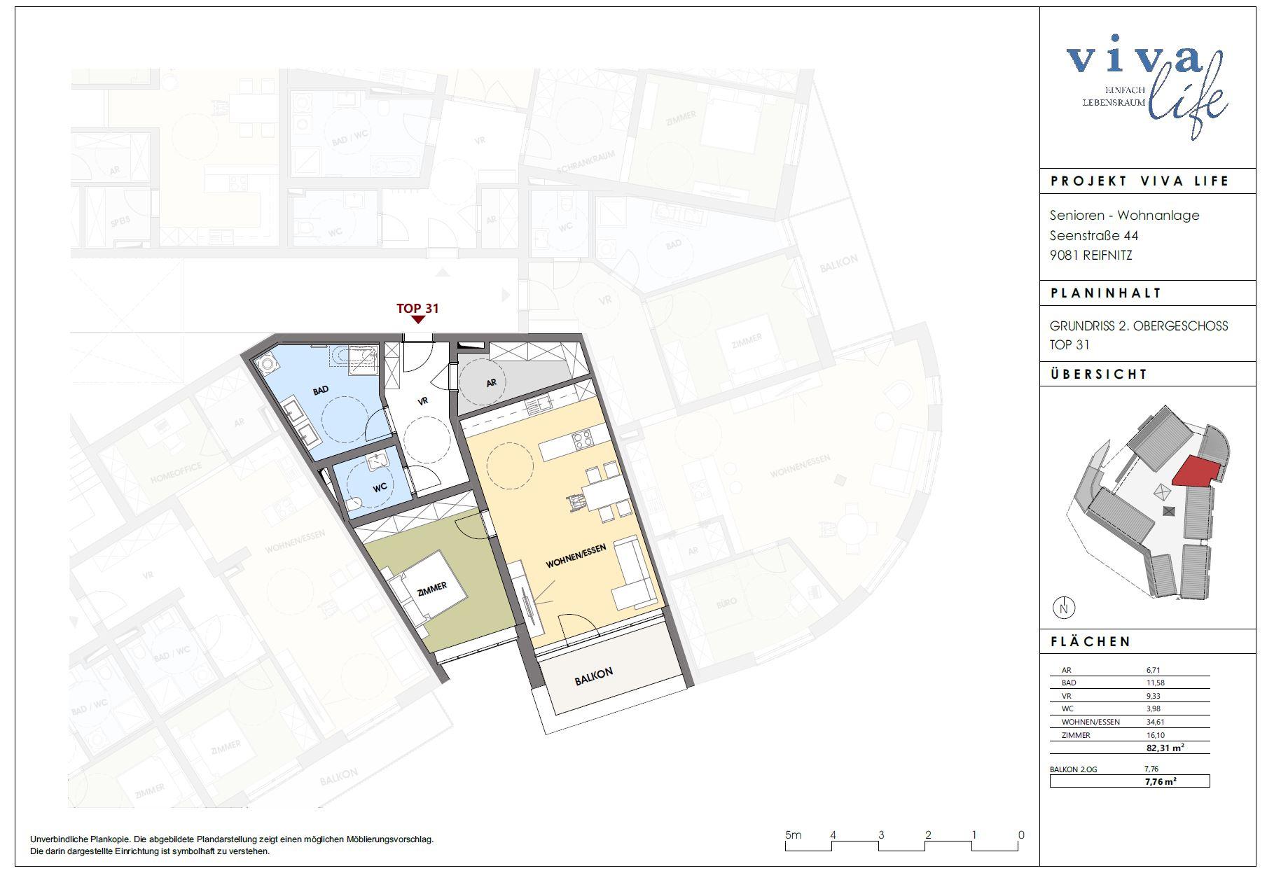 Studio zum Kauf provisionsfrei 540.900 € 2 Zimmer 82,3 m²<br/>Wohnfläche Reifnitz 9081