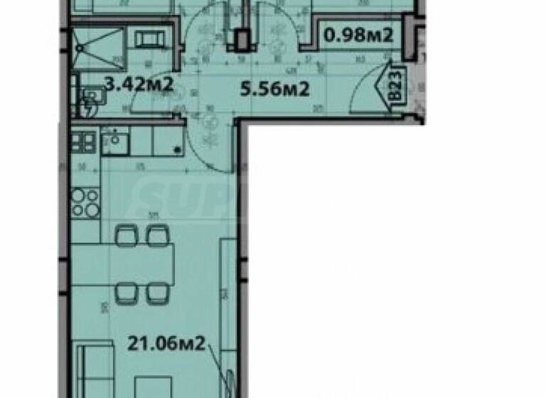 Wohnung zum Kauf 155.200 € 3 Zimmer 77,6 m² Varna
