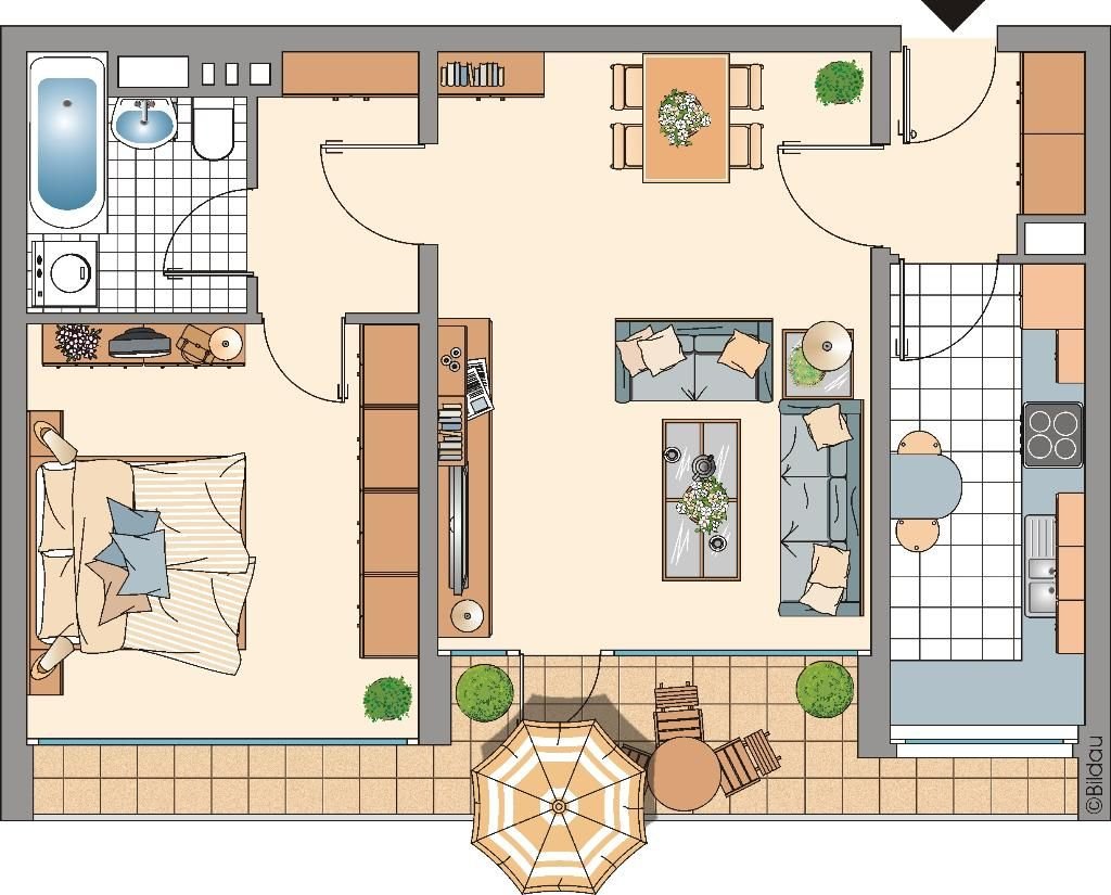 Wohnung zur Miete nur mit Wohnberechtigungsschein 385,81 € 2 Zimmer 58,4 m²<br/>Wohnfläche 12.<br/>Geschoss 29.10.2024<br/>Verfügbarkeit Berliner Platz 2 West Ratingen 40880