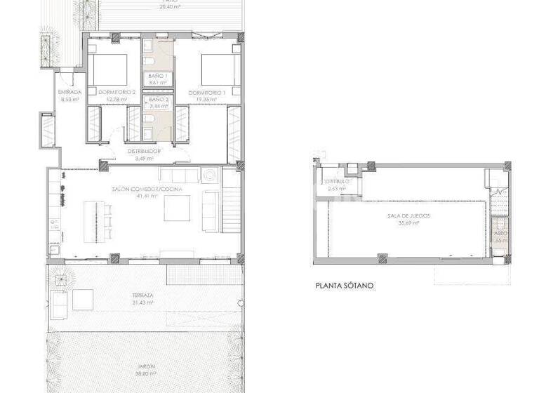 Studio zum Kauf 430.000 € 4 Zimmer 179 m² EG Málaga 29691