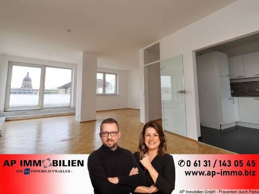 Penthouse zur Miete 1.850 € 3 Zimmer 154 m² 5. Geschoss Neustadt Mainz 55118