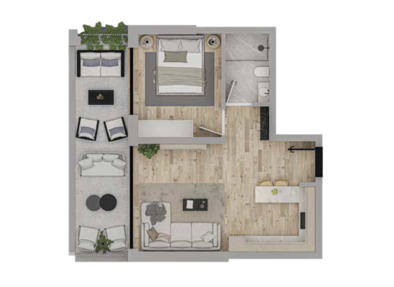 Wohnung zum Kauf provisionsfrei 170.717 € 2 Zimmer 50 m² Larnaca 7060