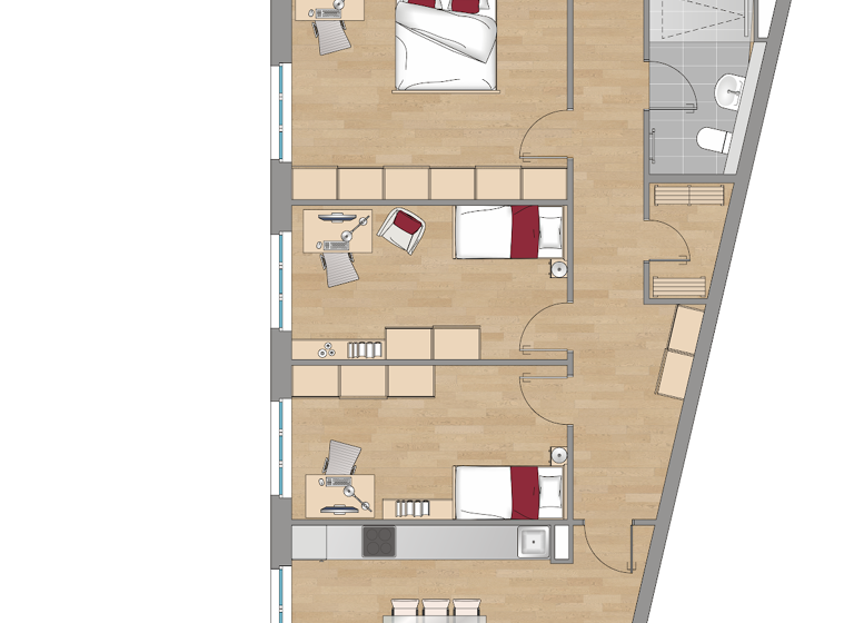 Wohnung zur Miete 1.552 € 4 Zimmer 118,5 m²<br/>Wohnfläche 2.<br/>Geschoss 01.06.2025<br/>Verfügbarkeit Rampische Straße 18 Innere Altstadt Dresden 01067