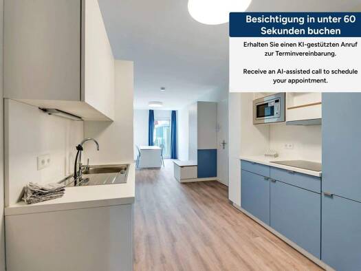 Studio zur Miete 556 € 1 Zimmer 18,5 m² 2. Geschoss frei ab sofort Rathenaustraße Oberschöneweide Berlin 12459