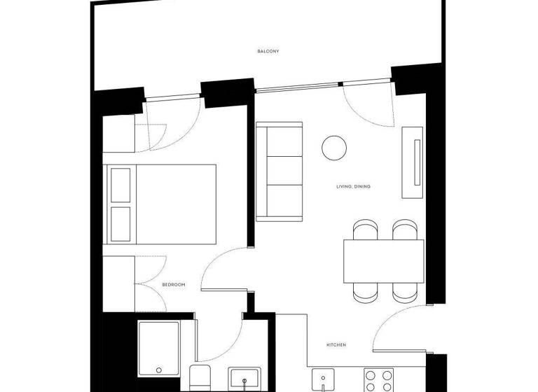 Wohnung zur Miete - Erstbezug 1.161 € 2 Zimmer 36 m² 27. Geschoss frei ab sofort Dresdner Straße Wien 1200