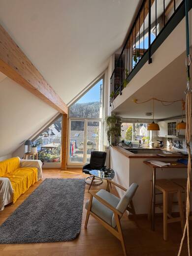 Wohnung zur Miete 1.550 € 4,5 Zimmer 100 m² Dachgeschoss Kappel Freiburg im Breisgau 79117