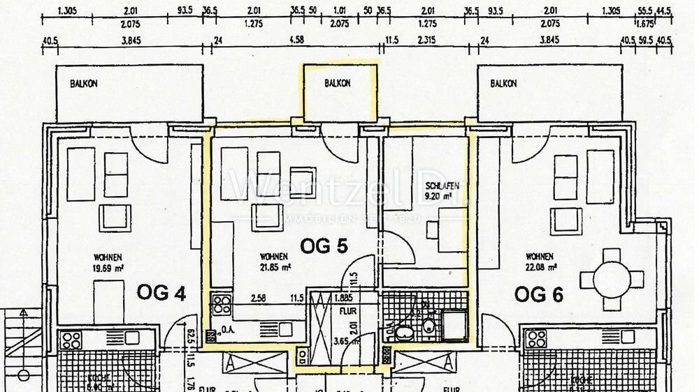 Wohnung zum Kauf 89.500 € 2 Zimmer 39,9 m²<br/>Wohnfläche Wüstmark Schwerin 19061