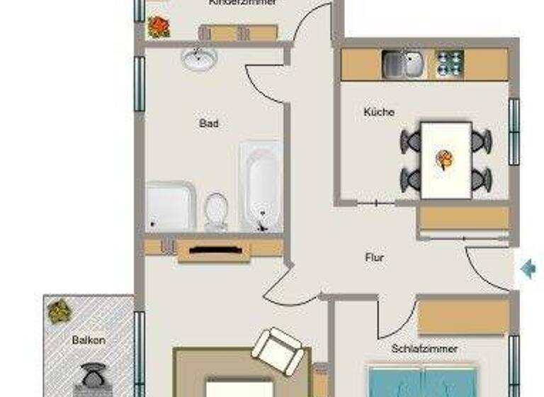 Wohnung zur Miete 683 € 3,5 Zimmer 85,3 m² 3. Geschoss frei ab 01.05.2026 Amelandstraße 21 Ost Recklinghausen 45665