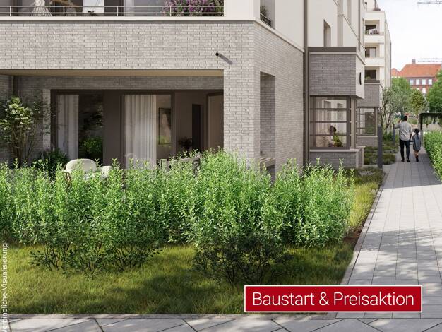 Wohnung zum Kauf - Neubau provisionsfrei 389.750 € 2 Zimmer 50,2 m² EG Hardangerstraße Pankow Berlin 13189