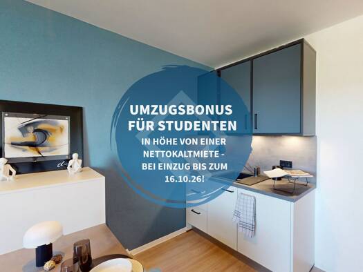 Wohnung zur Miete - Erstbezug 545 € 1 Zimmer 23,5 m² 1. Geschoss frei ab 16.09.2026 Im Rad Wiesbaden Nordost 65197