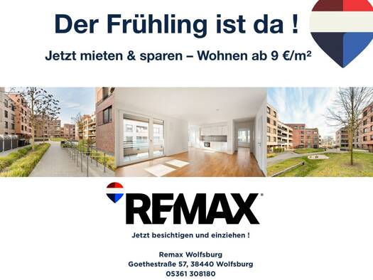 Wohnung zur Miete 863 € 3 Zimmer 96 m² Steimker Berg Wolfsburg 38446